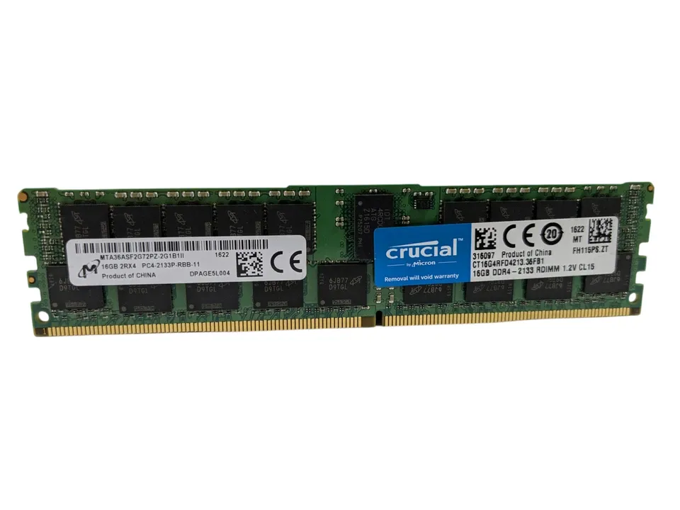 16GB DDR4-2133 Crucial Server RAM